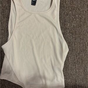 SHEIN Women's Cream Tank Top